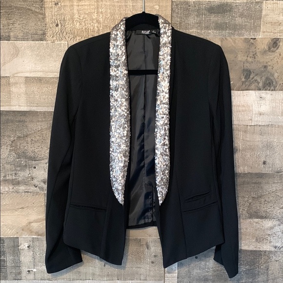 A.N.A. Open Blazer with sequined collar - Picture 7 of 16